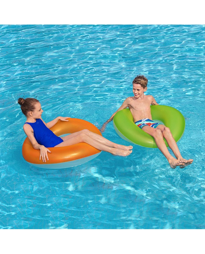 Bestway Flottatore Gonfiabile Liscio Neon Vari Colori D91 cm +10 Anni Spiaggia e Piscina 36025 Bestway Flottatore Gonfiabile Liscio Neon Vari Colori D91 cm +10 Anni Spiaggia e Piscina 36025