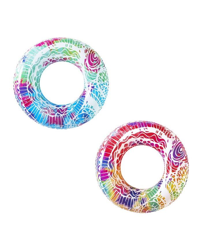 Bestway Galleggiante Gonfiabile Decorato Estate Colore Assortito D91 cm +10 Anni Spiaggia e Piscina 36084