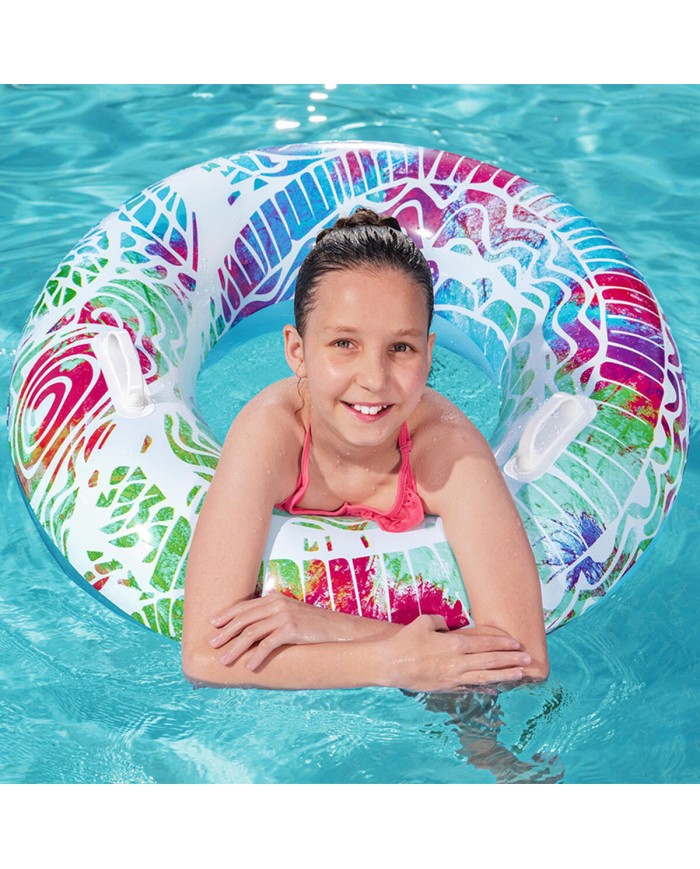 Bestway Galleggiante Gonfiabile Decorato Estate Colore Assortito D91 cm +10 Anni Spiaggia e Piscina 36084