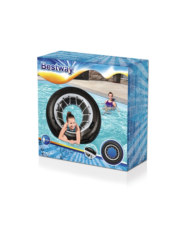 Bestway Flottatore Gonfiabile Decorato Pneumatico D119 cm +12 Anni Spiaggia e Piscina 36102