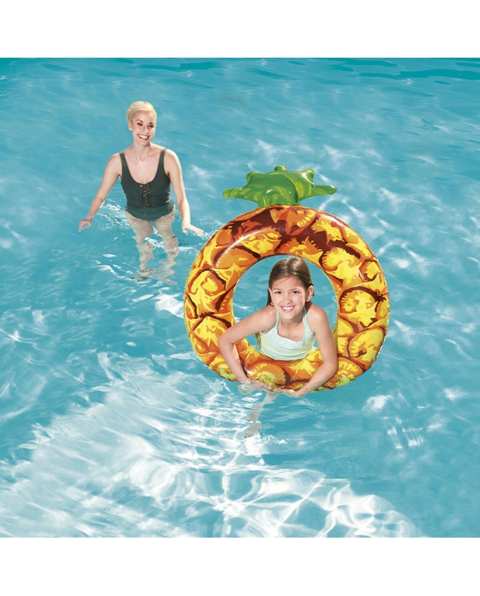 Bestway Gonfiabile Galleggiante Anguria e Ananas Colore Assortito D116 cm +12 Anni Spiaggia e Piscina 36121