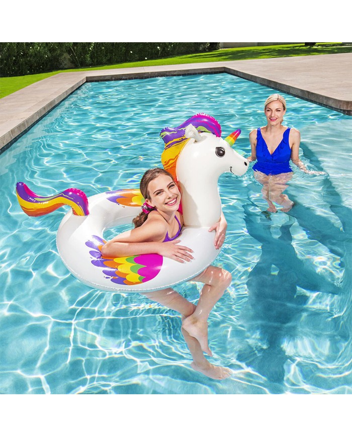Bestway Gonfiabile Unicorno 119x91 cm +10 Anni Spiaggia e Piscina 36159