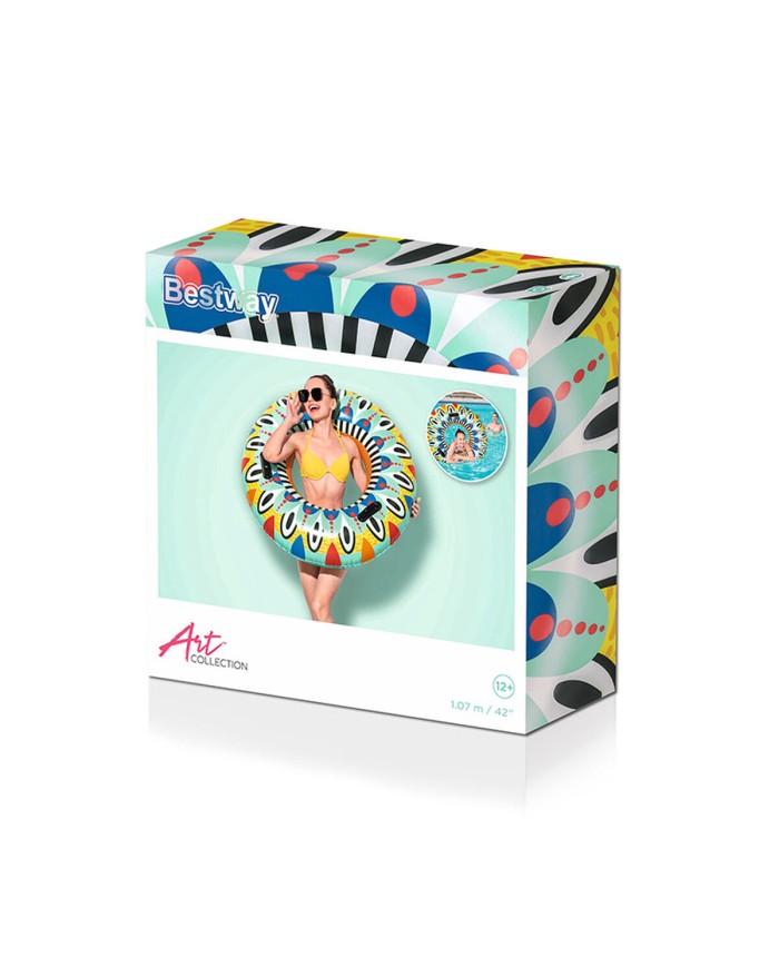 Bestway Gonfiabile Galleggiante Azteca con Maniglie D107 cm +12 Anni Mare e Piscina 36294 Bestway Gonfiabile Galleggiante Azteca con Maniglie D107 cm +12 Anni Mare e Piscina 36294