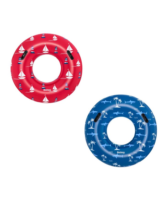 Bestway Galleggiante Gonfiabile con Maniglie Nautica Colori Assortiti D119 cm +12 Anni Spiaggia e Piscina 36353