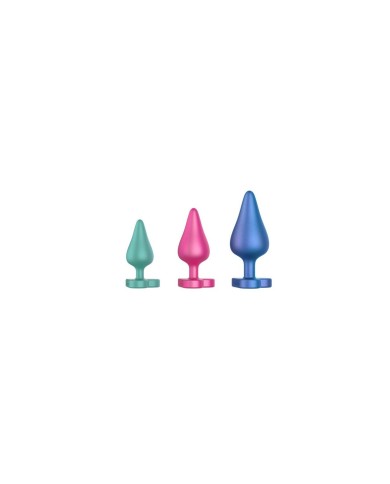 Plug Anale Romp (6,4 cm) (7,6 cm) (5,5 cm) Plug Anale Romp (6,4 cm) (7,6 cm) (5,5 cm)