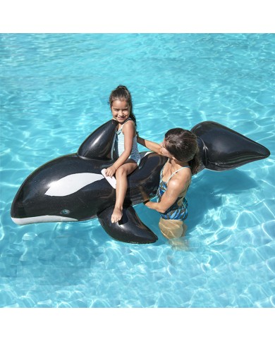 Bestway Balena Gigante Gonfiabile con Maniglie 203x102 cm +3 Anni Spiaggia e Piscina 41009 Bestway Balena Gigante Gonfiabile con Maniglie 203x102 cm +3 Anni Spiaggia e Piscina 41009