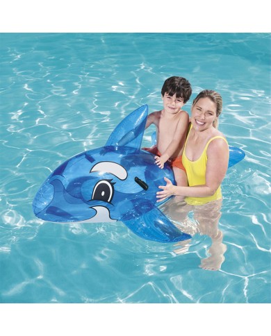 Bestway Figura Gonfiabile Balena Blu con Manici 157x94 cm +3 Anni Spiaggia e Piscina 41037 Bestway Figura Gonfiabile Balena Blu con Manici 157x94 cm +3 Anni Spiaggia e Piscina 41037