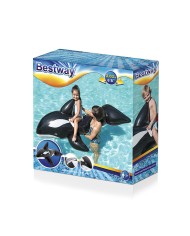 Bestway Balena Gigante Gonfiabile con Maniglie 203x102 cm +3 Anni Spiaggia e Piscina 41009 Bestway Balena Gigante Gonfiabile con Maniglie 203x102 cm +3 Anni Spiaggia e Piscina 41009