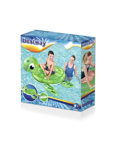 Bestway Tartaruga Gonfiabile con Maniglie 140x140 cm +3 Anni Spiaggia e Piscina 41041