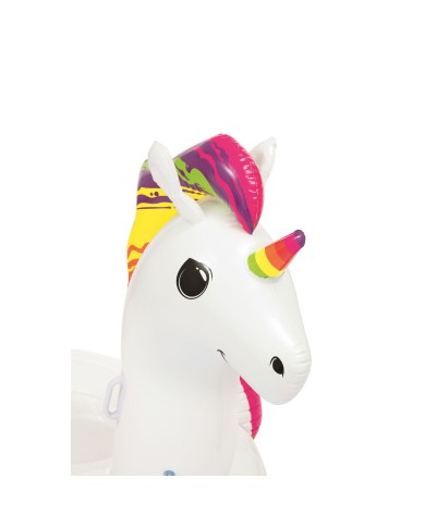 Bestway Figura Gonfiabile Unicorno con Maniglie 224x164 cm Spiaggia e Piscina 41113