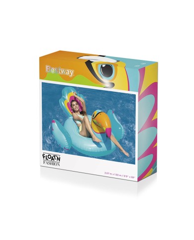 Bestway Figura Gonfiabile Tucano con Maniglie Spiaggia e Piscina 41126