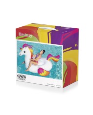 Bestway Figura Gonfiabile Unicorno con Maniglie 224x164 cm Spiaggia e Piscina 41113