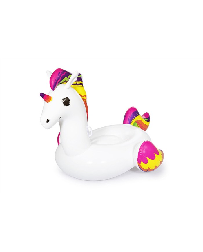 Bestway Figura Gonfiabile Unicorno con Maniglie 224x164 cm Spiaggia e Piscina 41113