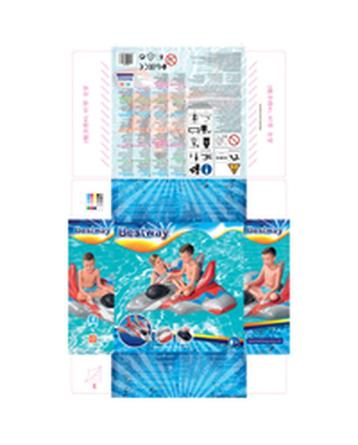 Bestway Gonfiabile Spaziale con Maniglie 136x135 cm +3 Anni per Spiaggia e Piscina 41443 Bestway Gonfiabile Spaziale con Maniglie 136x135 cm +3 Anni per Spiaggia e Piscina 41443