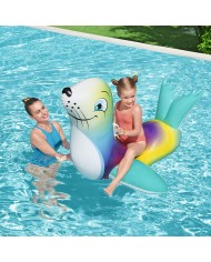 Bestway Foca Gonfiabile con Maniglie 157x114 cm +3 Anni Spiaggia e Piscina 41479 Bestway Foca Gonfiabile con Maniglie 157x114 cm +3 Anni Spiaggia e Piscina 41479