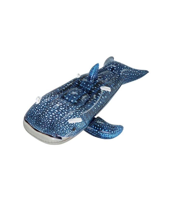 Bestway Figura Gonfiabile Squalo Balena con Maniglie 193x122 cm +3 Anni Spiaggia e Piscina 41482