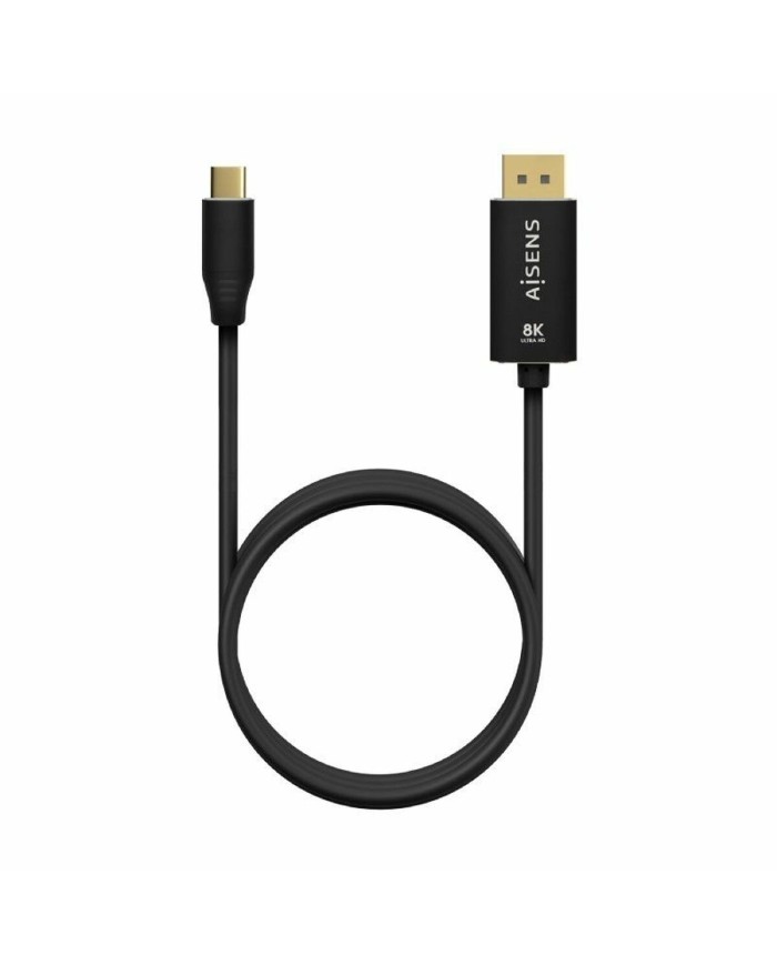 Adattatore USB-C con DisplayPort Aisens A109-0687 Nero 1,8 m Adattatore USB-C con DisplayPort Aisens A109-0687 Nero 1,8 m
