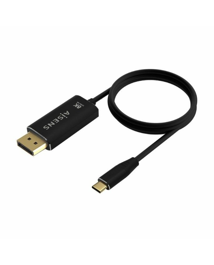 Adattatore USB-C con DisplayPort Aisens A109-0687 Nero 1,8 m Adattatore USB-C con DisplayPort Aisens A109-0687 Nero 1,8 m