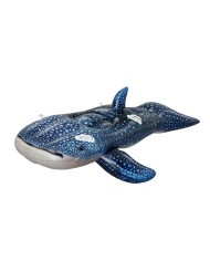 Bestway Figura Gonfiabile Squalo Balena con Maniglie 193x122 cm +3 Anni Spiaggia e Piscina 41482