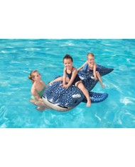 Bestway Figura Gonfiabile Squalo Balena con Maniglie 193x122 cm +3 Anni Spiaggia e Piscina 41482