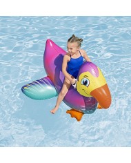 Bestway Gonfiabile Tucano con Maniglie 141x113 cm +3 Anni Spiaggia e Piscina 41504