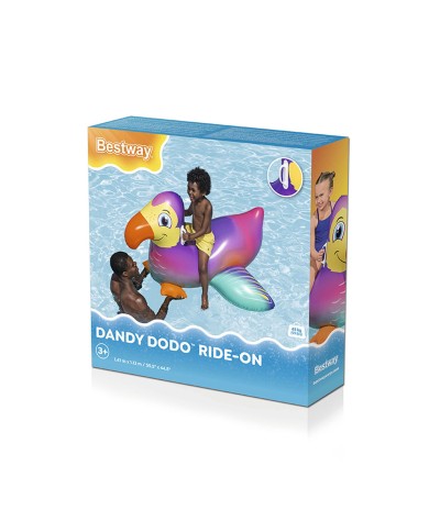 Bestway Gonfiabile Tucano con Maniglie 141x113 cm +3 Anni Spiaggia e Piscina 41504