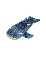 Bestway Figura Gonfiabile Squalo Balena con Maniglie 193x122 cm +3 Anni Spiaggia e Piscina 41482