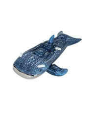Bestway Figura Gonfiabile Squalo Balena con Maniglie 193x122 cm +3 Anni Spiaggia e Piscina 41482