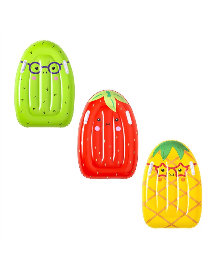 Bestway Materassino Surf Gonfiabile con Maniglie Colore Assortito 84x56 cm +3 a 8 Anni Spiaggia e Piscina 42049