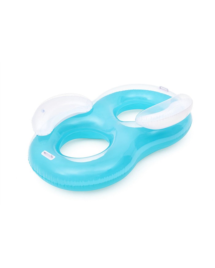 Bestway Materassino Gonfiabile Doppio con Cuscino 188x117 cm Spiaggia e Piscina 43009 Bestway Materassino Gonfiabile Doppio con Cuscino 188x117 cm Spiaggia e Piscina 43009