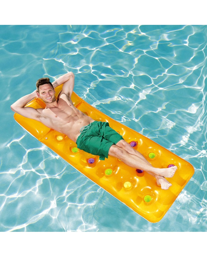 Bestway Materasso Gonfiabile Fashion Color Misto 188x71 cm Spiaggia e Piscina 43014 Bestway Materasso Gonfiabile Fashion Color Misto 188x71 cm Spiaggia e Piscina 43014