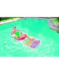 Bestway Sedia Gonfiabile Pieghevole Arcobaleno 201x89 cm Spiaggia e Piscina 43023 Bestway Sedia Gonfiabile Pieghevole Arcobaleno 201x89 cm Spiaggia e Piscina 43023