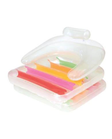 Bestway Sedia Gonfiabile Pieghevole Arcobaleno 201x89 cm Spiaggia e Piscina 43023