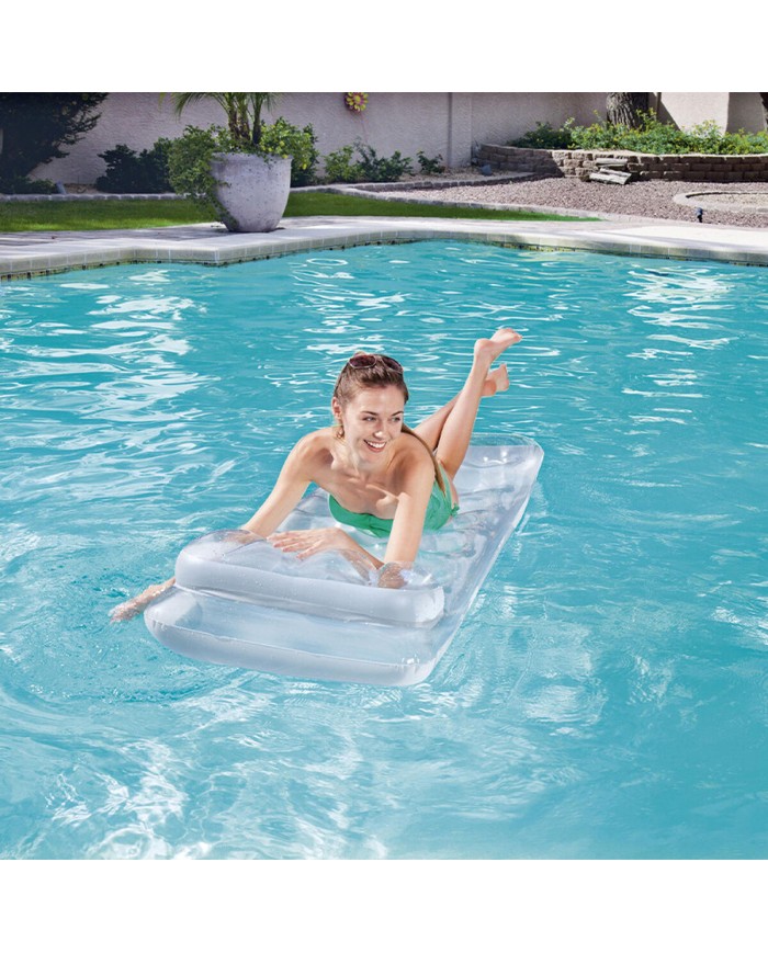 Bestway Materassino Gonfiabile Metallic Cups con Cuscino 188x71 cm Spiaggia e Piscina 43024 Bestway Materassino Gonfiabile Metallic Cups con Cuscino 188x71 cm Spiaggia e Piscina 43024