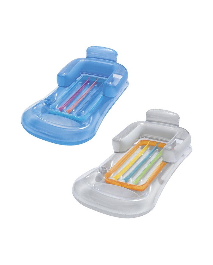 Bestway Poltrona Gonfiabile Design Fashion Piedi Rinfrescanti Colore Assortito 161x84 cm Spiaggia e Piscina 43028