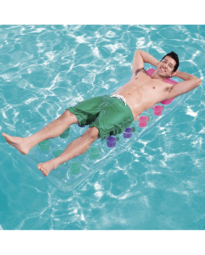 Bestway Materassino Gonfiabile con Finestrina Colori Assortiti 188x71 cm Spiaggia e Piscina 43040 Bestway Materassino Gonfiabile con Finestrina Colori Assortiti 188x71 cm Spiaggia e Piscina 43040