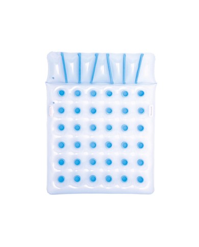 Bestway Materassino Gonfiabile Doppio Bicchieri 193x142 cm Spiaggia e Piscina 43055