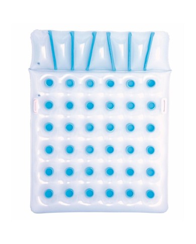 Bestway Materassino Gonfiabile Doppio Bicchieri 193x142 cm Spiaggia e Piscina 43055