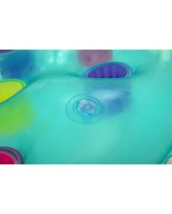 Bestway Materassino Gonfiabile Doppio con Portabicchieri e Frigo 224x174 cm Spiaggia e Piscina 43045