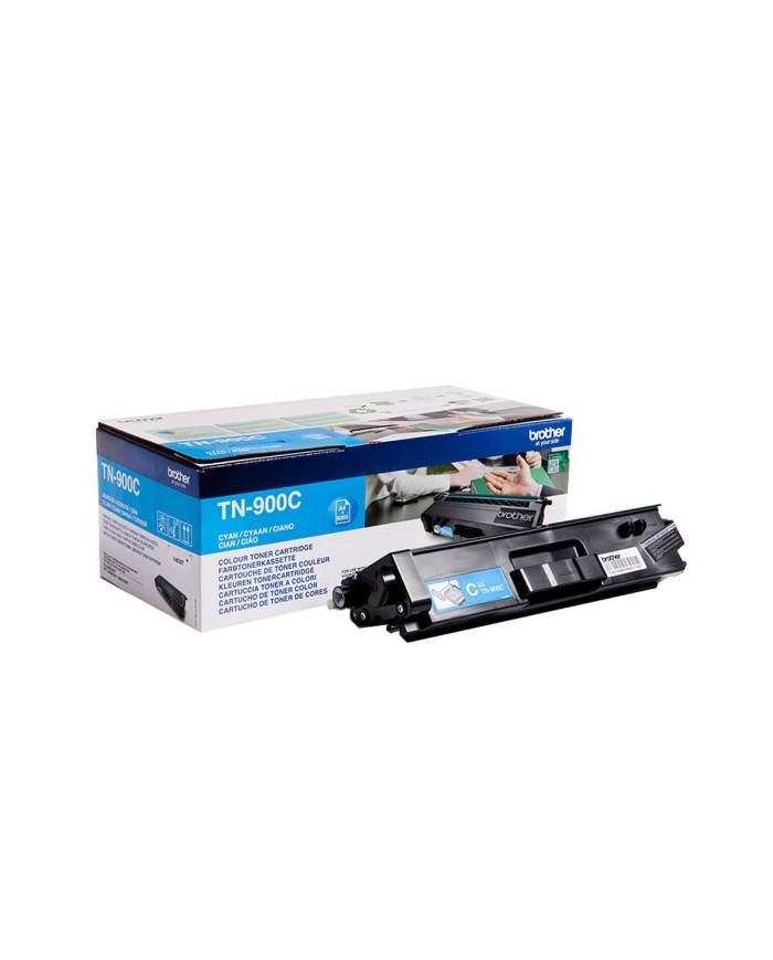 Toner Originale Brother TN-900C Azzurro Nero Ciano