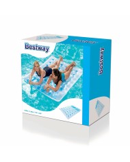 Bestway Materassino Gonfiabile Doppio Bicchieri 193x142 cm Spiaggia e Piscina 43055 Bestway Materassino Gonfiabile Doppio Bicchieri 193x142 cm Spiaggia e Piscina 43055