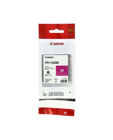 Cartuccia ad Inchiostro Originale Canon PFI-104M Magenta