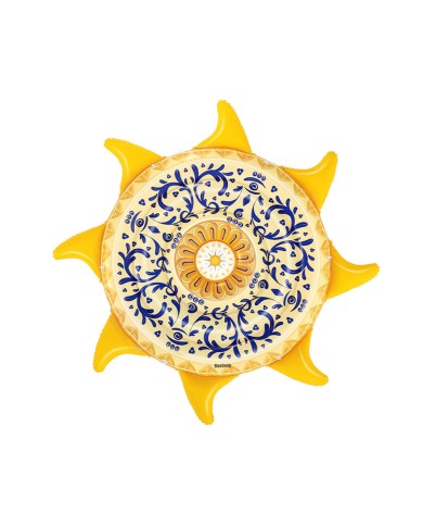 Bestway Isola Galleggiante Gonfiabile Sicilia 226x226 cm Spiaggia e Piscina 43391