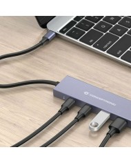 Hub USB Conceptronic HUBBIES13G Grigio (1 Unità) Hub USB Conceptronic HUBBIES13G Grigio (1 Unità)