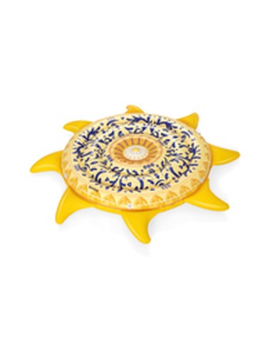 Bestway Isola Galleggiante Gonfiabile Sicilia 226x226 cm Spiaggia e Piscina 43391