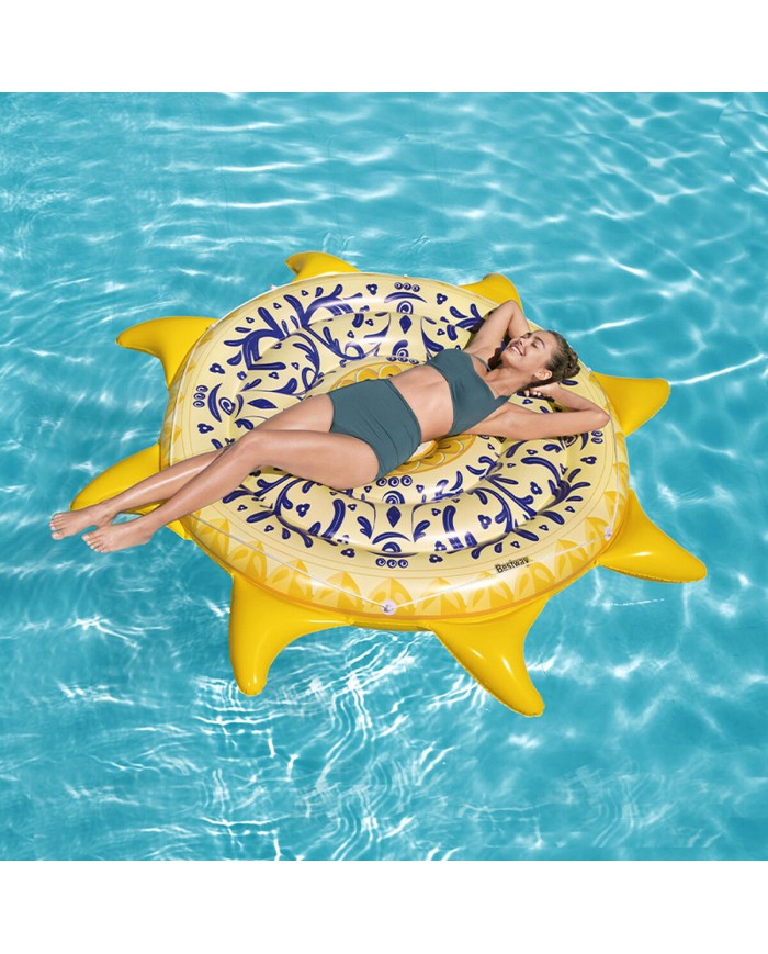 Bestway Isola Galleggiante Gonfiabile Sicilia 226x226 cm Spiaggia e Piscina 43391 Bestway Isola Galleggiante Gonfiabile Sicilia 226x226 cm Spiaggia e Piscina 43391