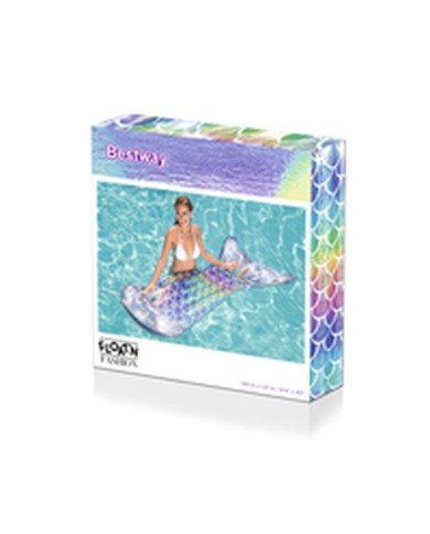 Bestway Materassino Gonfiabile Sirena Iridescente 193x101 cm Spiaggia e Piscina 43413
