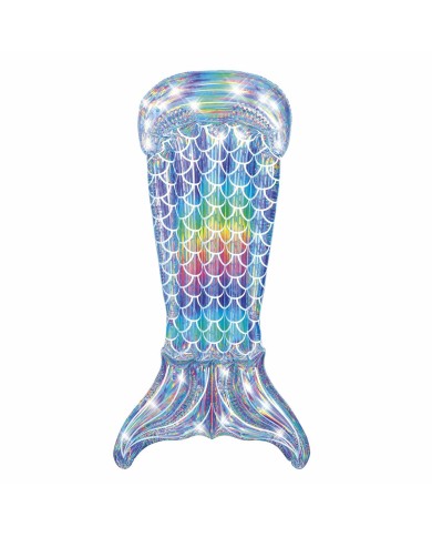 Bestway Materassino Gonfiabile Sirena Iridescente 193x101 cm Spiaggia e Piscina 43413
