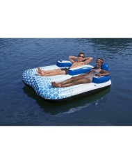 Bestway Poltrona Gonfiabile Doppia Tumbona Hydro-Force 196x193 cm Spiaggia e Piscina 43534 Bestway Poltrona Gonfiabile Doppia Tumbona Hydro-Force 196x193 cm Spiaggia e Piscina 43534