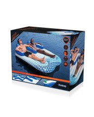 Bestway Poltrona Gonfiabile Doppia Tumbona Hydro-Force 196x193 cm Spiaggia e Piscina 43534 Bestway Poltrona Gonfiabile Doppia Tumbona Hydro-Force 196x193 cm Spiaggia e Piscina 43534